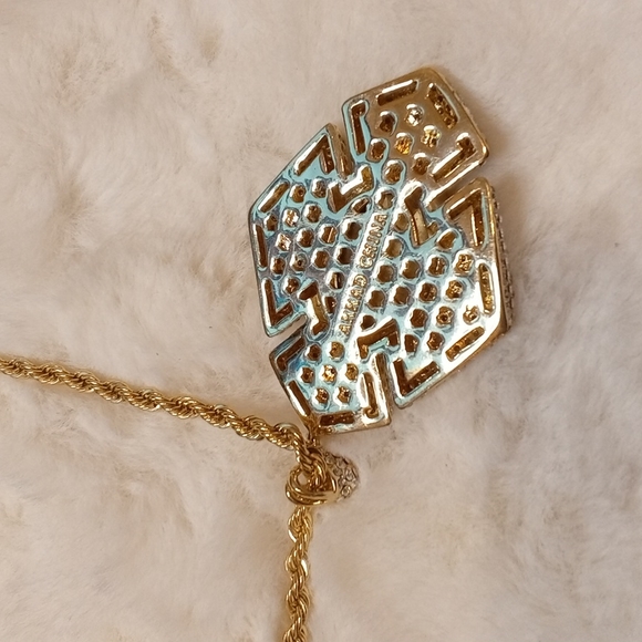 AKKAD GOLDTONE NECKLACE - Picture 5 of 6